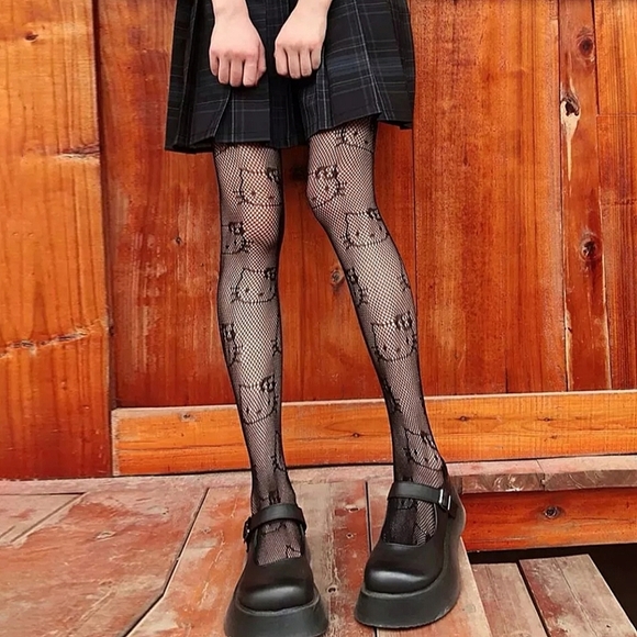 Hello Kitty Fishnet Stockings - Picture 2 of 16